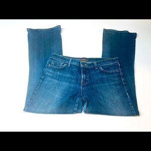 David Khan Blue Denim Distressed Mid Rise‎ Jeans Size 30